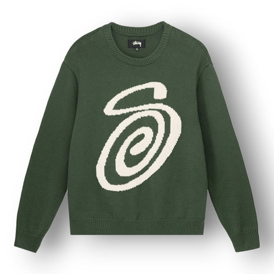 STUSY KNIT SWEATER ''GREEN''