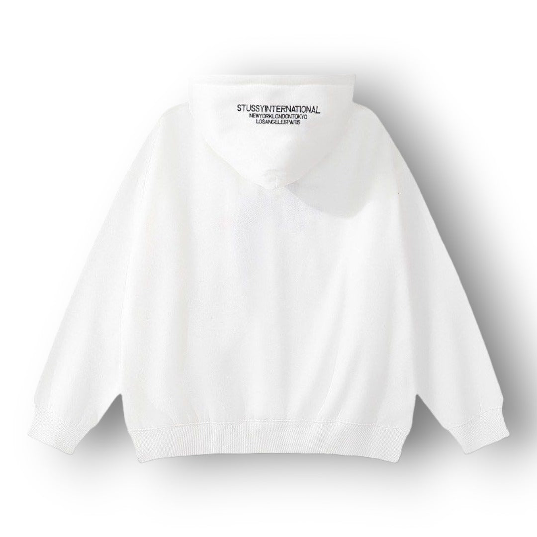 STUSY INTR ''WHITE'' HOODIE