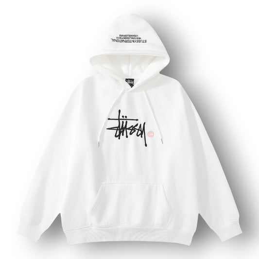 STUSY INTR ''WHITE'' HOODIE