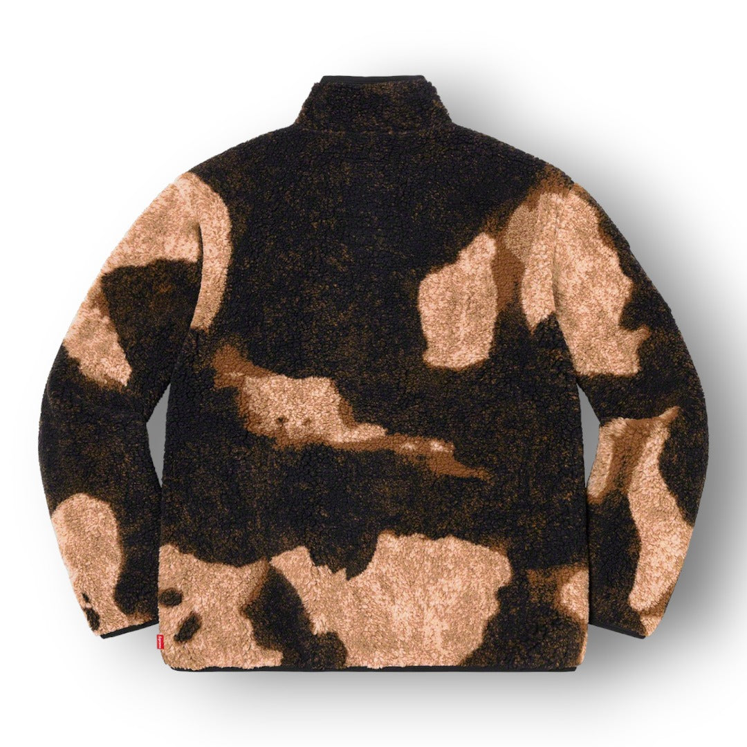 TNX X SUPER ''BLEACHED DENIM PRINT'' FLEECE JACKET