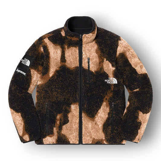 TNX X SUPER ''BLEACHED DENIM PRINT'' FLEECE JACKET