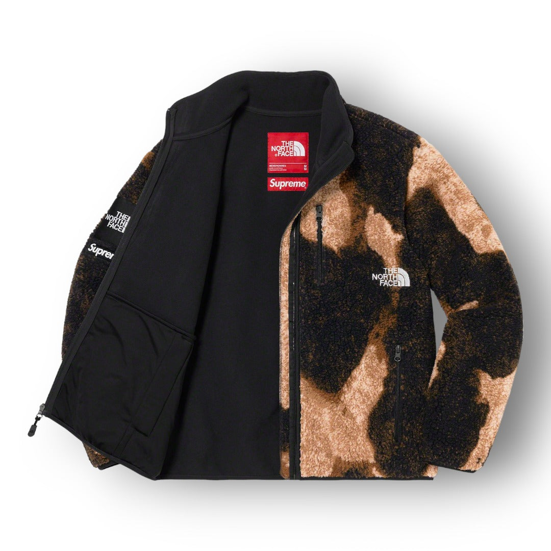 TNX X SUPER ''BLEACHED DENIM PRINT'' FLEECE JACKET