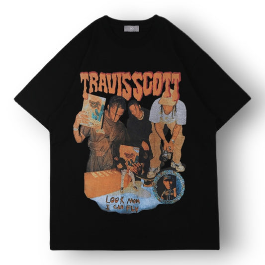 TRAVIS FLY ''BLACK'' T-SHIRT