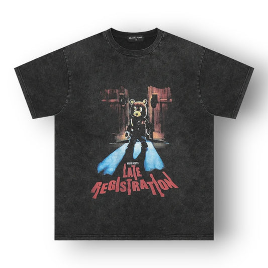 LATE REGISTRATION ''BLACK'' T-SHIRT