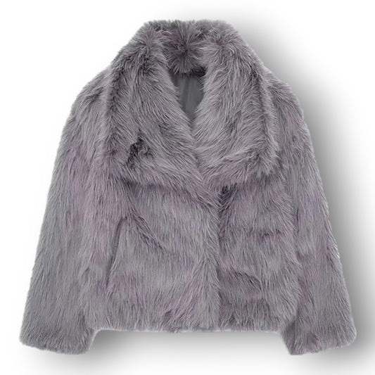 ''GREY'' FUR JACKET